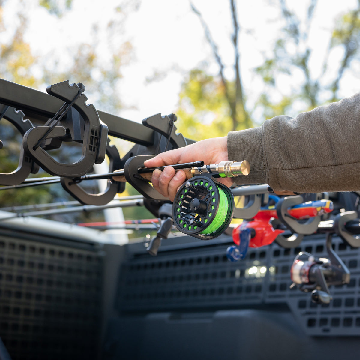 Rod Rig Truck Bed Fishing Rod Holder